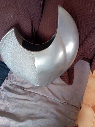 Vaso metálico prateado