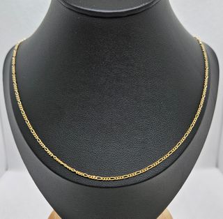Cadena de Oro 18K, Cartier Bilbao 3x1, 3,9gr, 45cm