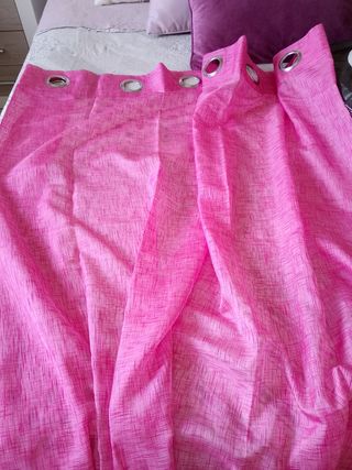 Visillos | Cortinas rosas
