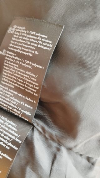 Parka 3/4 Decathlon gris talla 52