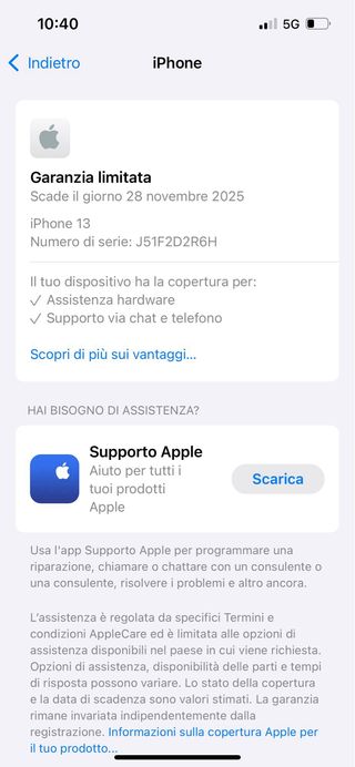 iPhone 13 - 128GB - Usato, Pari al Nuovo - Batteri
