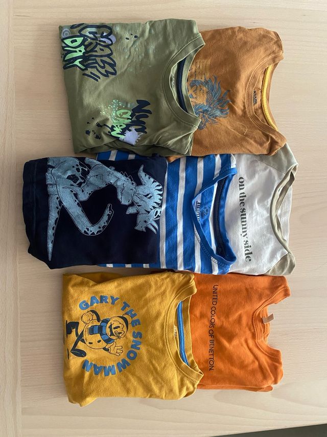 Lote ropa Camisetas Niño