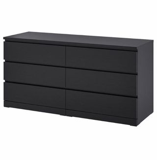 Cómoda negra 6 cajones - Madera
MALM IKEA