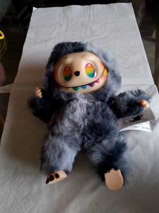 Peluche Diavoletto Grigio-Nero