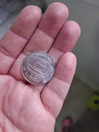 Monedas FC Barcelona - Plata