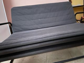Sofá cama plegable - Gris oscuro.Solo gente de Tfe
