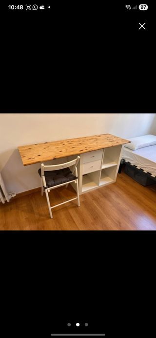 Mesa escritorio IKEA con silla