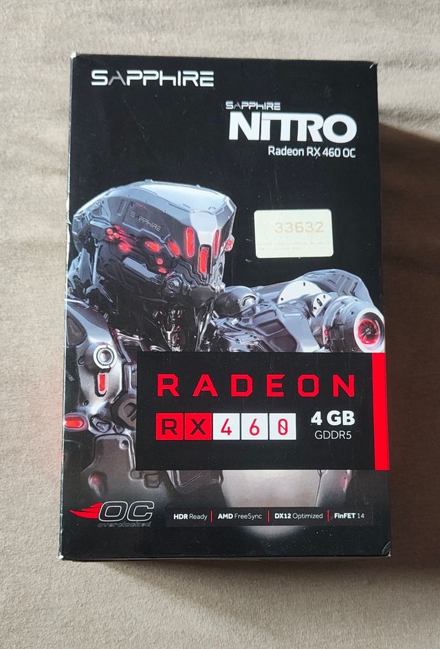 Sapphire Nitro Radeon RX 460 OC 4GB GDDR5