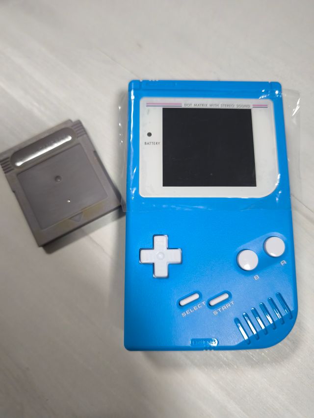 Game Boy azul retroiluminada Nintendo Gameboy fat 