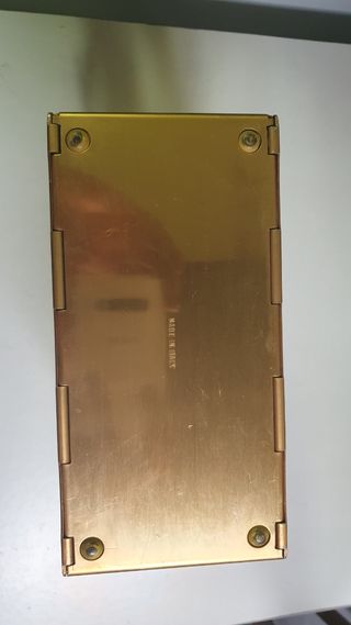 Scatola metallo Resistoforo d'oro