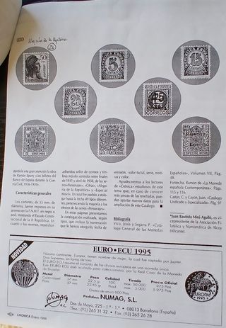 Cartones Moneda Rep. Española