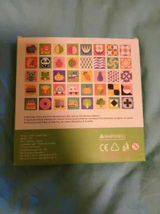 Tarjetas contraste bebé (pack 4, edades distintas)