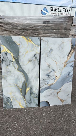 Baldosas Mármol-Efecto pulido