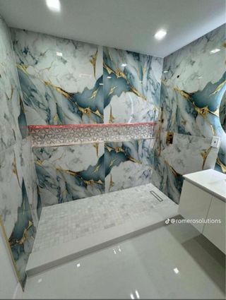 Baldosas Mármol-Efecto pulido