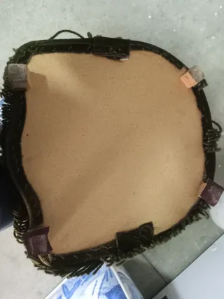 Butaca vintage verde oliva