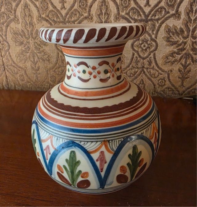 Jarrón Cerámica Vintage 17cm