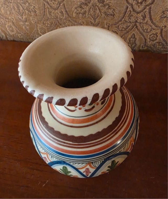 Jarrón Cerámica Vintage 17cm