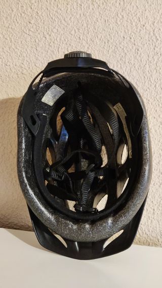 Casco bici blanco c/visera