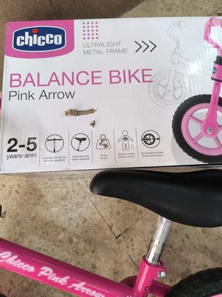Bicicleta Equilibrio Chico Pink Arrow