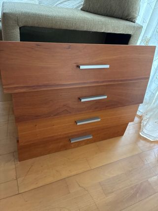 Mueble salón madera marrón