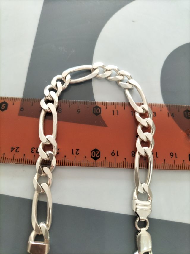 Pulsera plata hombre - nueva