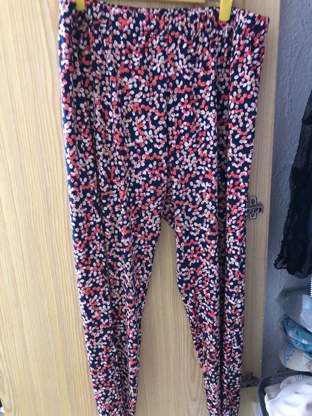 Pantalón estampado 4XL multicolor