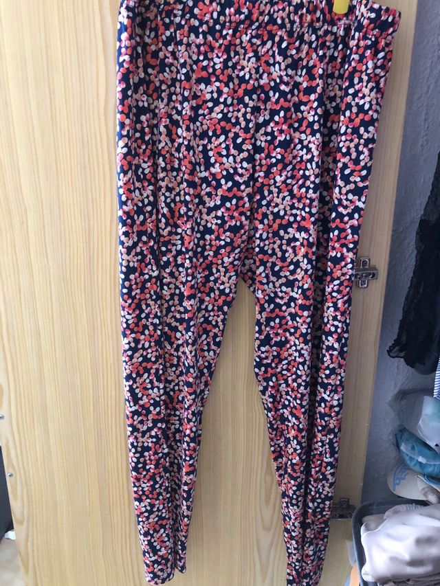 Pantalón estampado 4XL multicolor