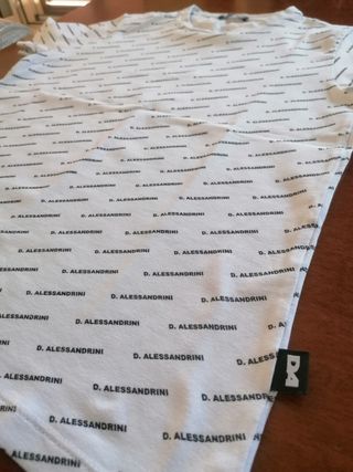 T-shirt D.Alessandrini bianca