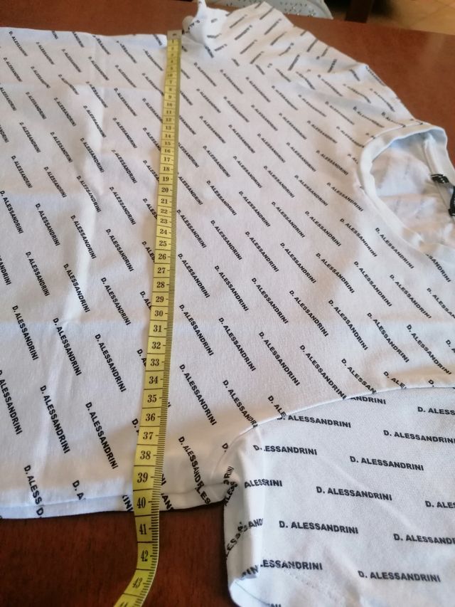 T-shirt D.Alessandrini bianca