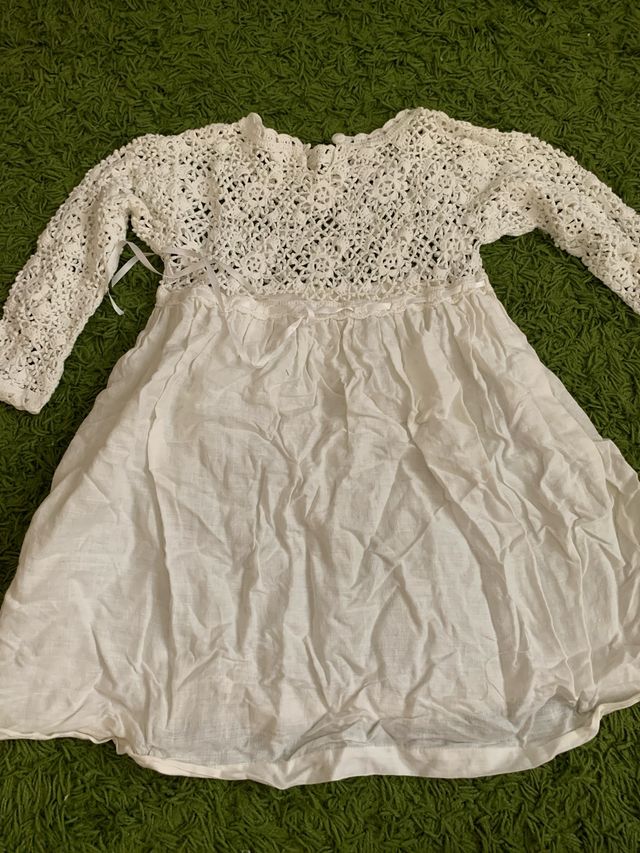 Vestido crochet niña talla 116