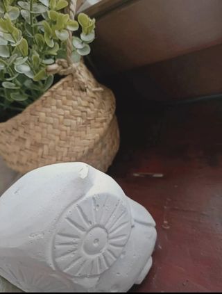 Gufo & Piatto Decorativi in gesso