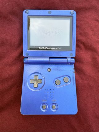Game Boy Advance SP Azul FUNCIONANDO!!