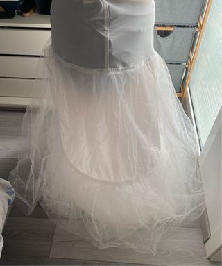Cancan blanco novia