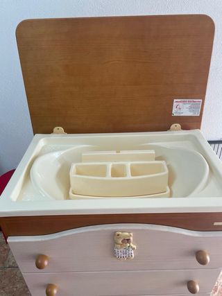 Cómoda cambiador bebé - madera