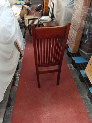 Silla madera vintage