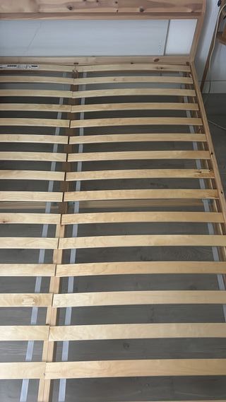 Estructura cama Ikea + láminas