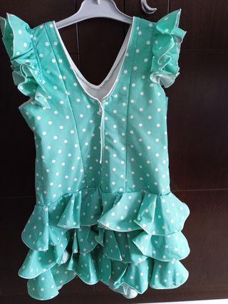 Traje flamenca niña lunares