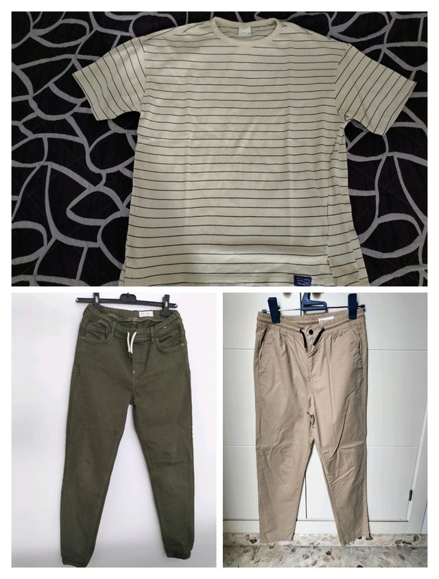 Camiseta Zara + Pantalones  Lefties niño 13-14