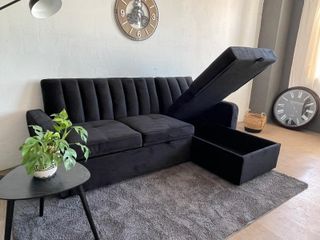 Sofá cama chaise longue negro ENVIO GRATIS