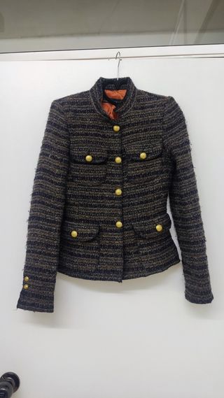 Chaqueta tweed Zara.