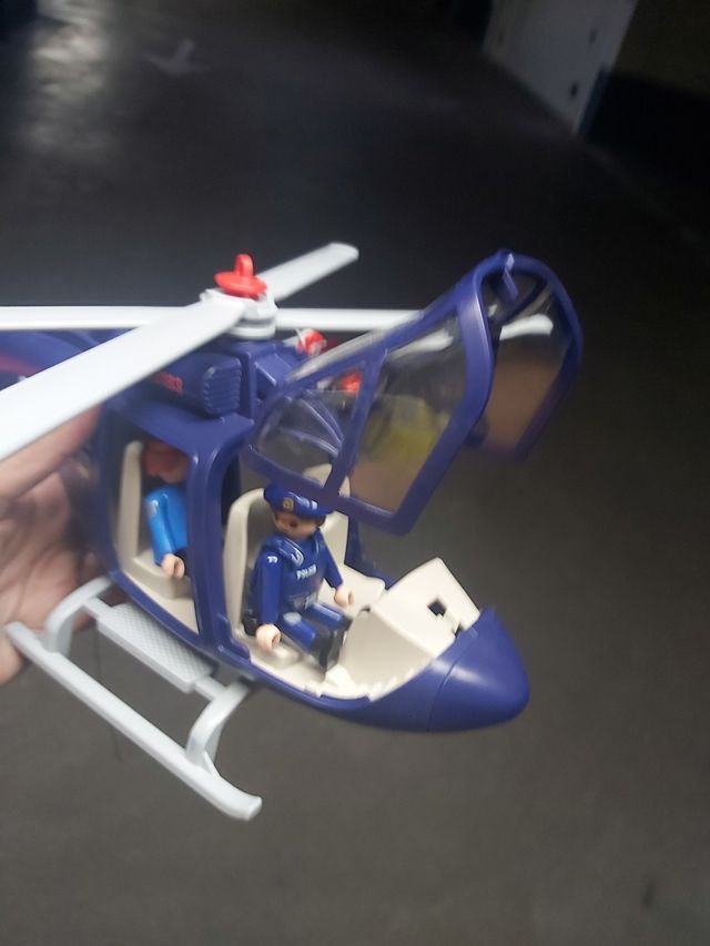 Helicóptero Playmobil Policía