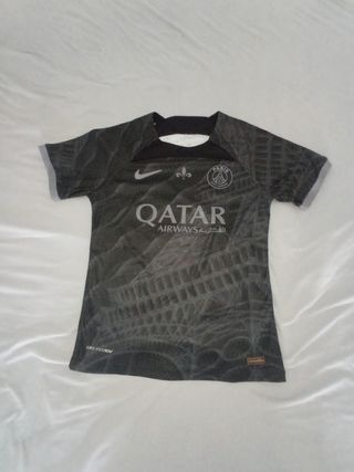 Camiseta PSG Negra Gris