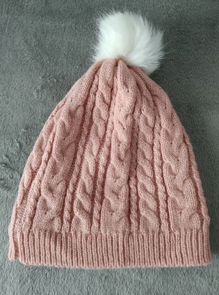 Gorro rosa niña 