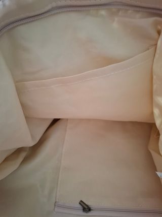 Bolso rafia beige - shopper