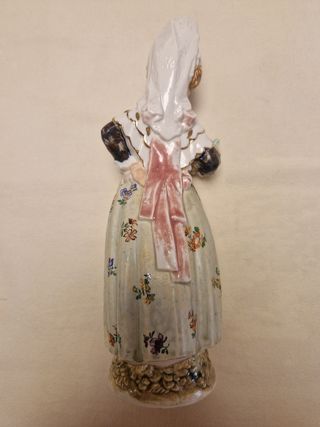 Figura Fallera Valenciana Porcelana