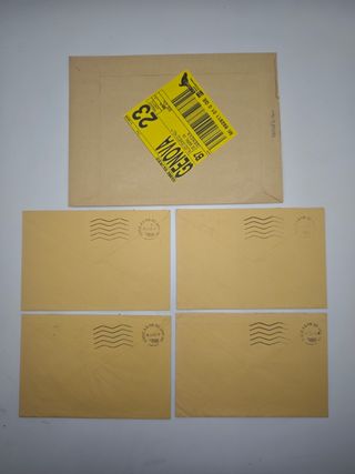 Lotto 5 Buste Viaggiate Esposizione Mondiale 1998