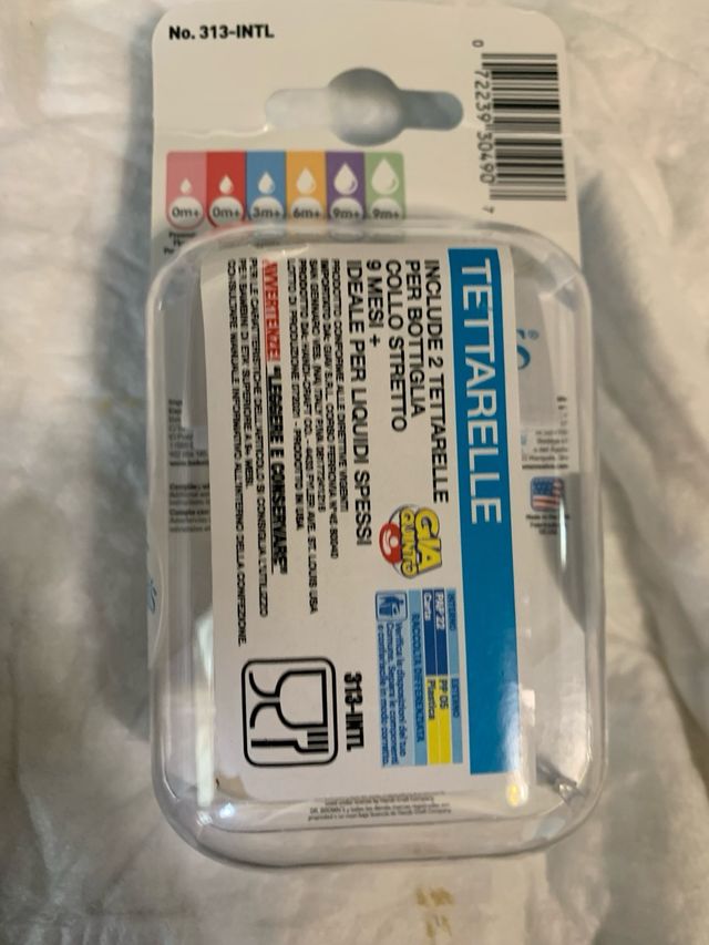 Biberon Dr Brown's + tettarelle