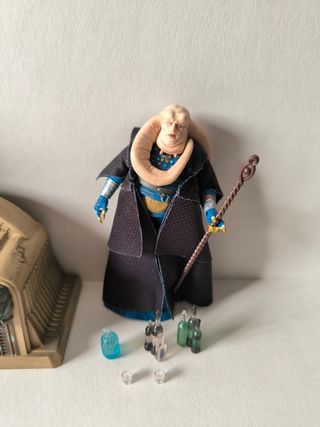STAR WARS 3.75 Boba Fett VC276 Bib Fortuna + trono