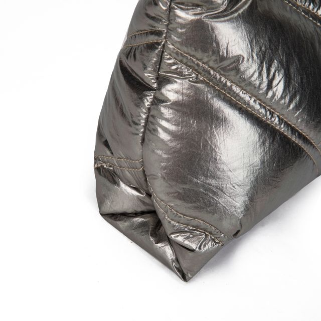 Bolso bandolera plata - bandolera acolchada