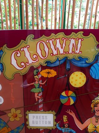 Metacrilato pinball Clown Playmatic